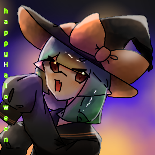 ハロウィンイラスト(月無しver.)