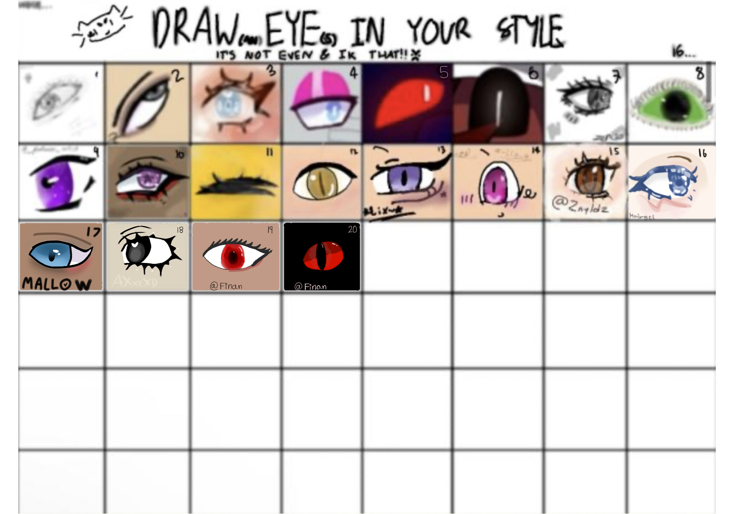 Eye Colab (again) 28 spots left - ibisPaint