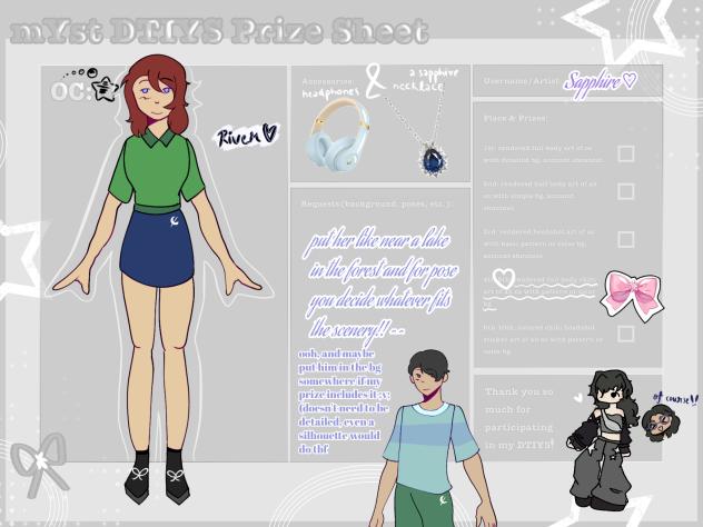mYst DTIYS Prize Sheet!