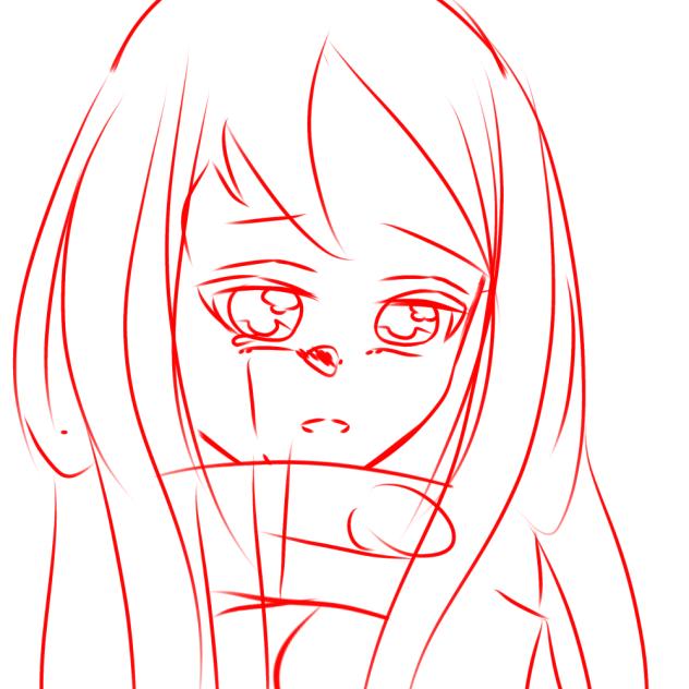 恋する乙女の悲痛な表情