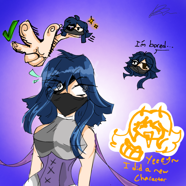 I did a new character yeeey