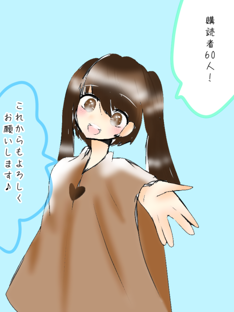 購読者60人突破記念!!!!