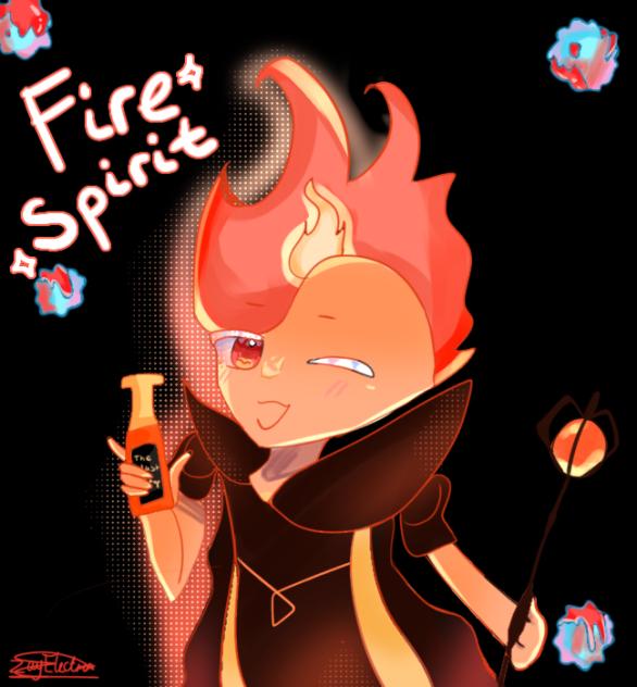 Fire Spirit Cookie fan art
