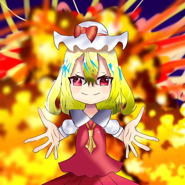 爆発の弾幕
