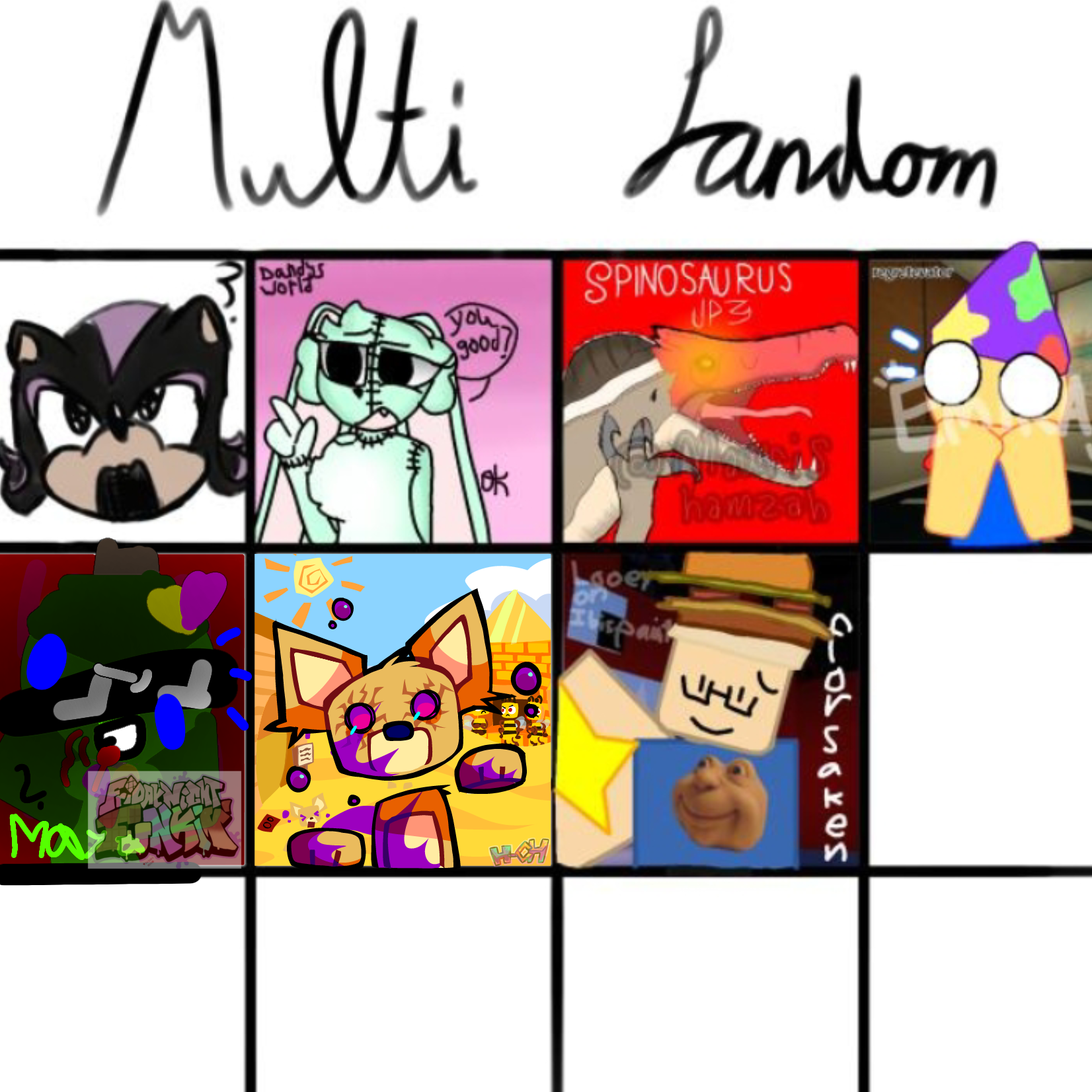 multi collab💚🩷💛 - ibisPaint