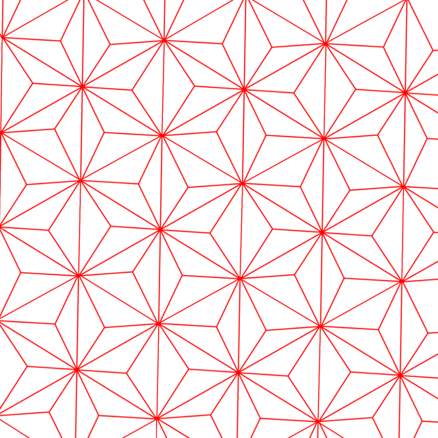 Japanese Pattern Red