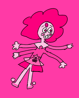 Fusión de Diamante rosa y su perla