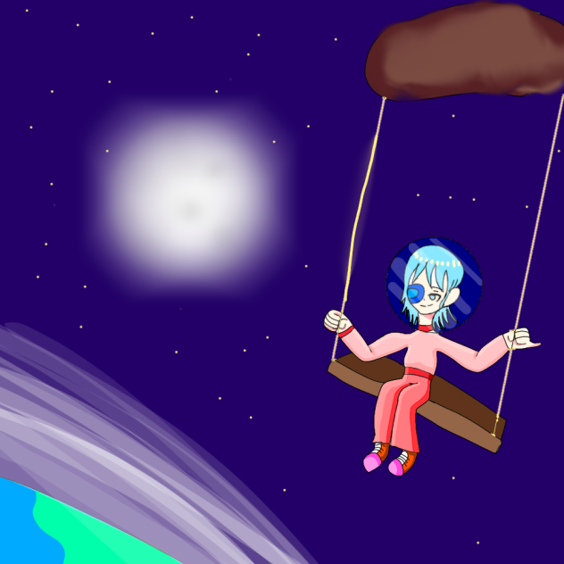 i live in the space - ibisPaint