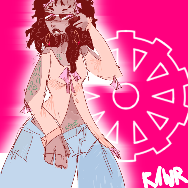 The first drawing on my new phone