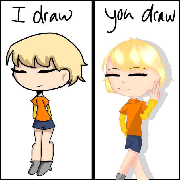 I draw you draw