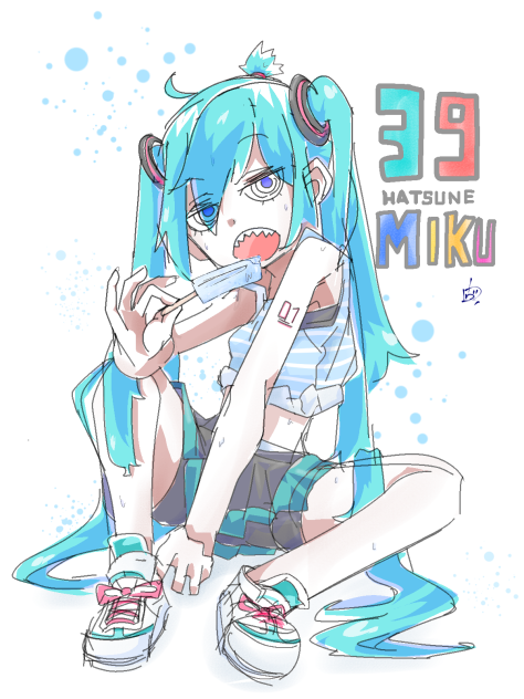 夏ミク。