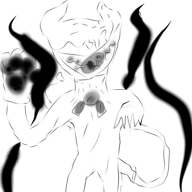 hard draw of bendy I drawed it in 2022