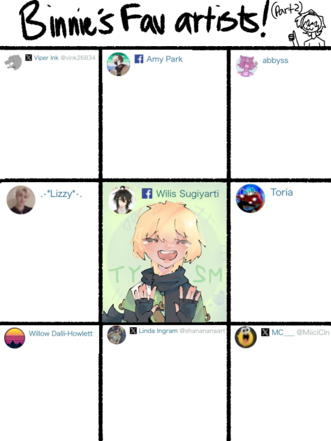 Binnie's Fav Artists!