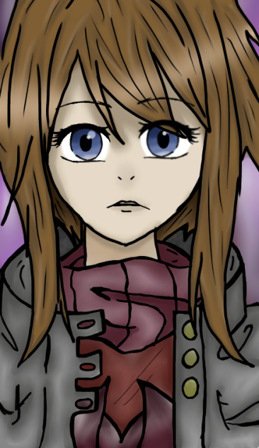 girl in fall - ibisPaint