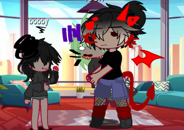 Leon scared of spiders-