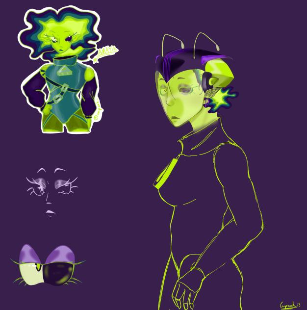 A redraw of my oc Amaya !!WIP!! - ibisPaint
