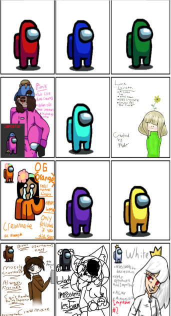 crewmates and imposters collab