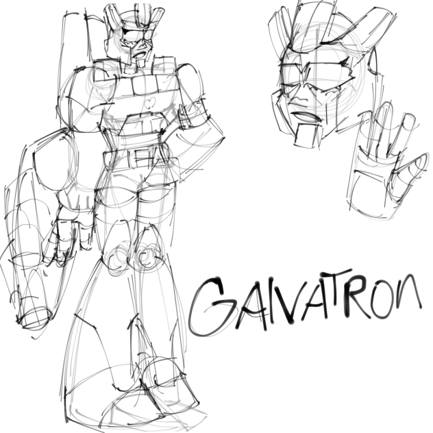 galvatron concept art
