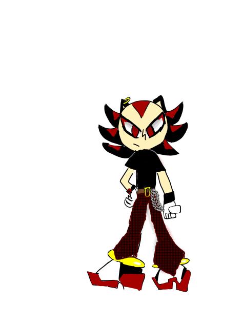 Human Shadow the hedgehog - ibisPaint