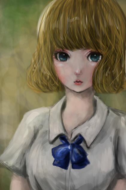 碧眼少女