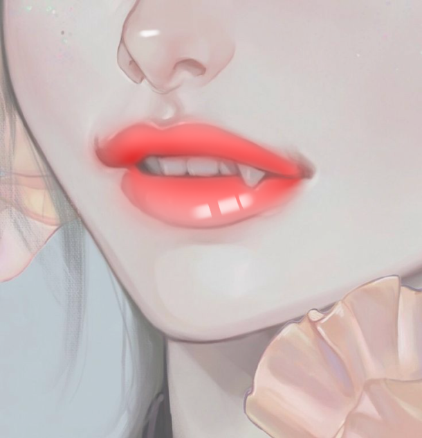 cute fanart lips