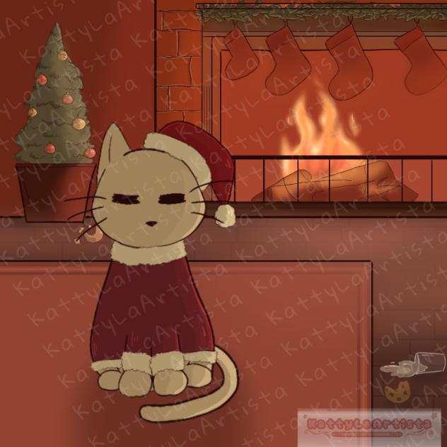 Art illustration 😺 (Holiday collection )