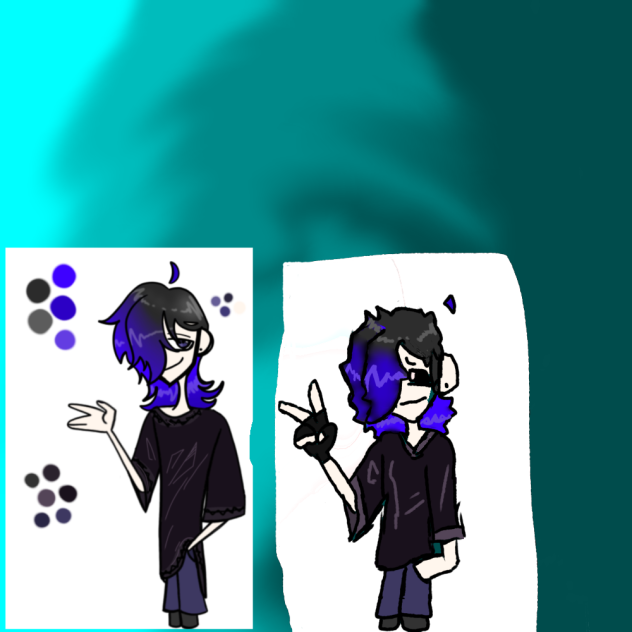 Just getting used to drawing meh new oc