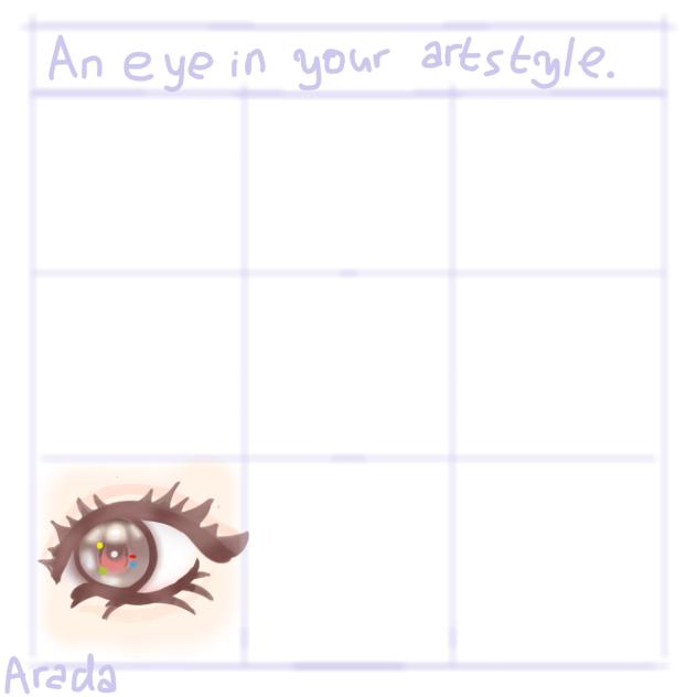 An eye in your artstyle