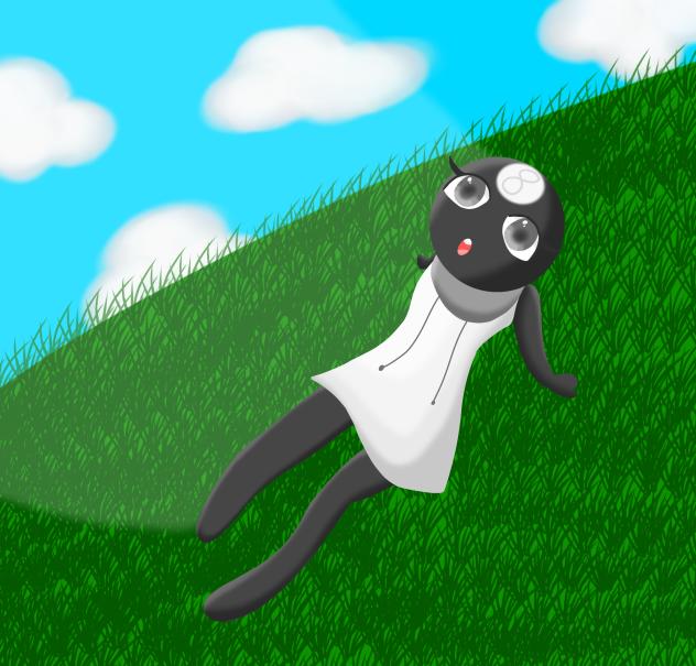 Toodles sitting in the sunlight