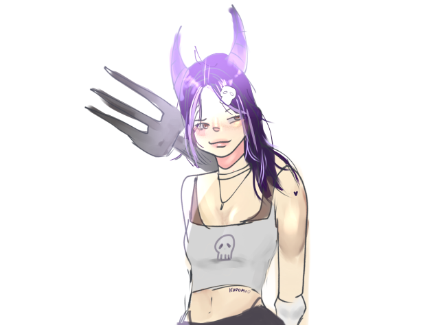 Kuromi as a human 💜
