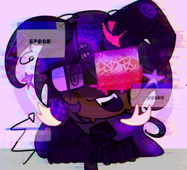 TW PINK AND PIXELATED BLOOD