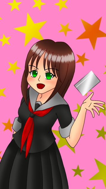 きつねのコンピューター　この前の絵の話　カード