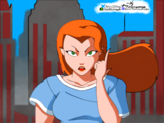 Poison Ivy Harley Quinn Show redraw BTAS