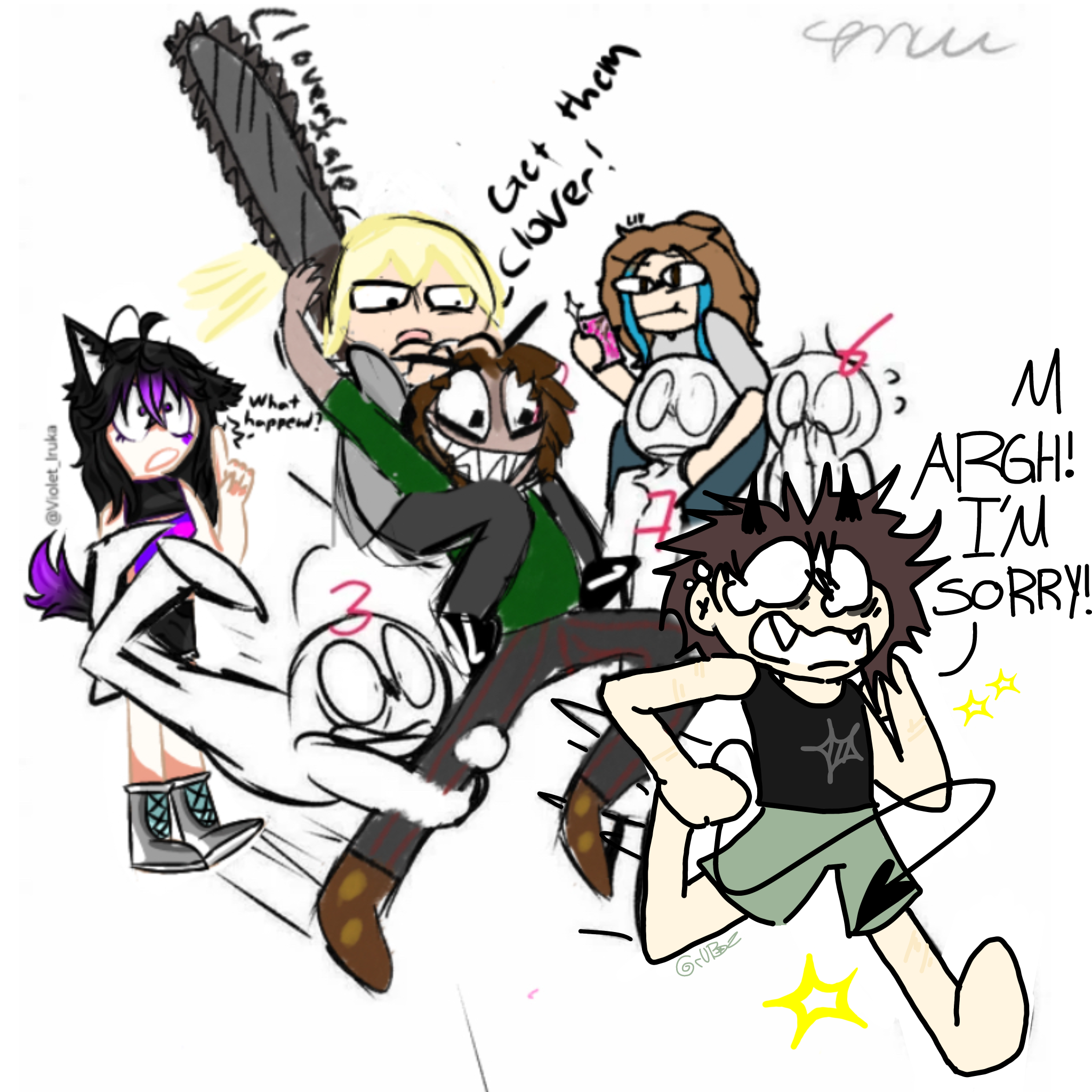 Silly collab with many others - ibisPaint