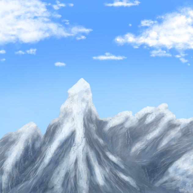 snowy mountain