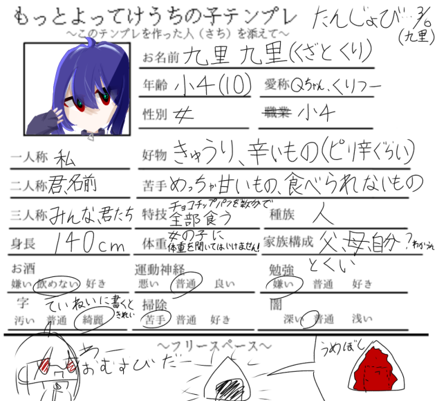 テンプレ！！！