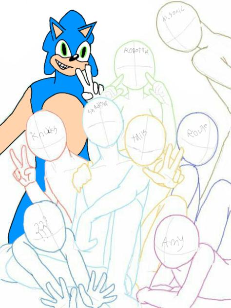 Sonic Collab! - ibisPaint