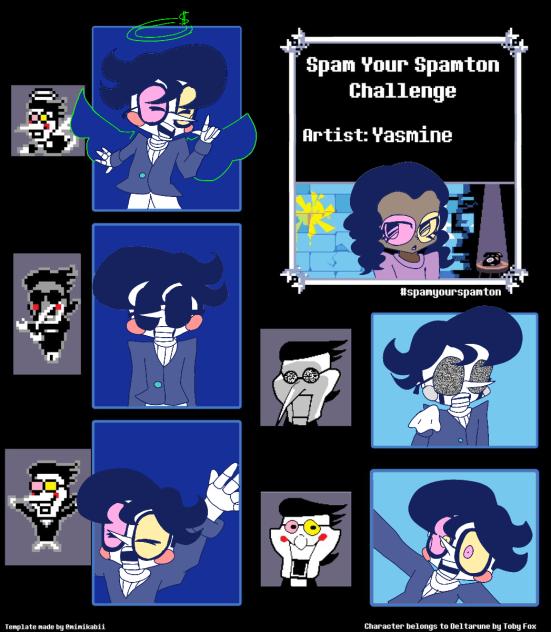 Spamton artstyle