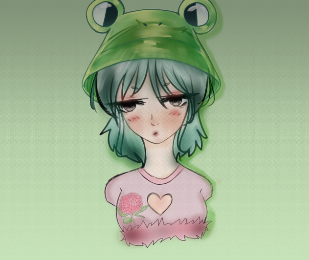 Frog anime girl