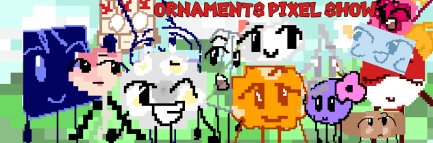 Ornaments pixel show contest for banner