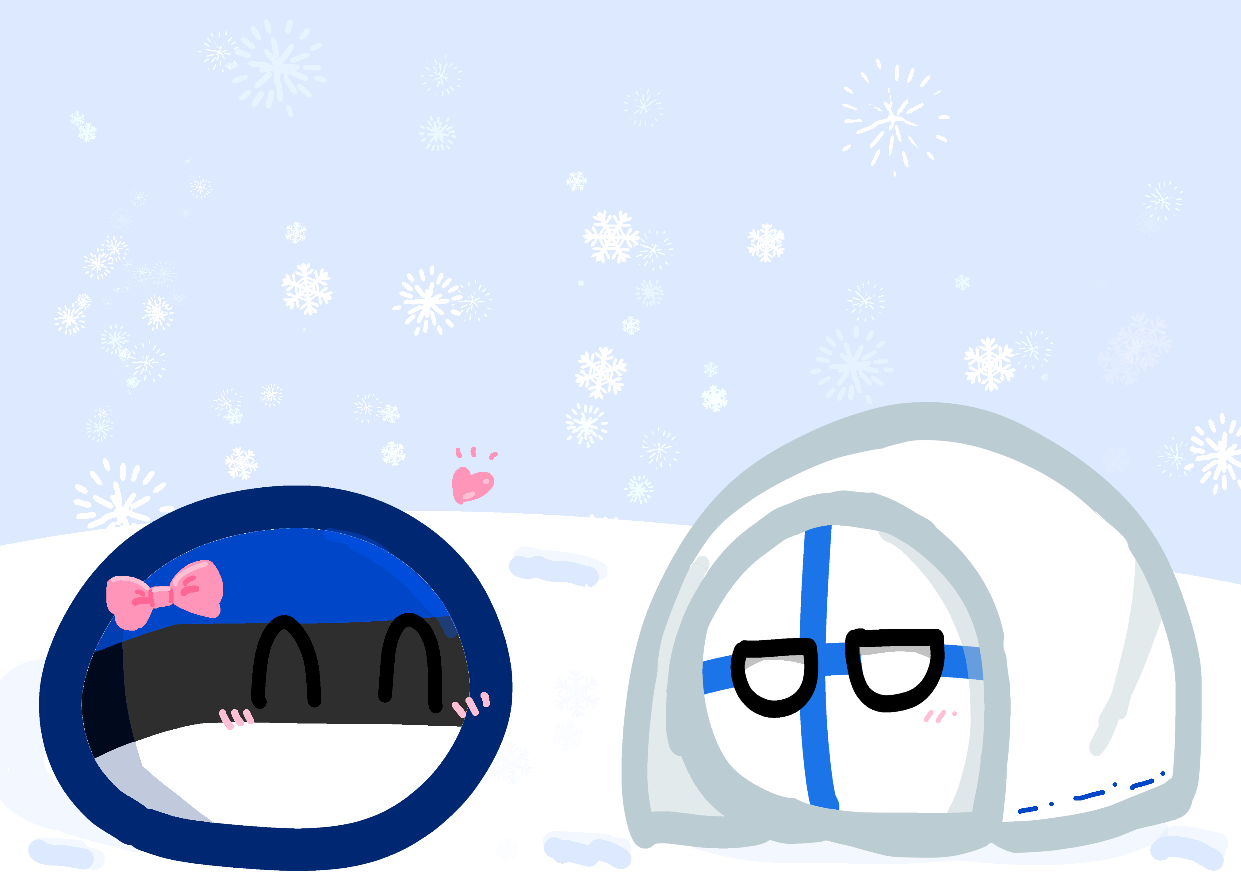 エスティとフィンランド ibisPaint