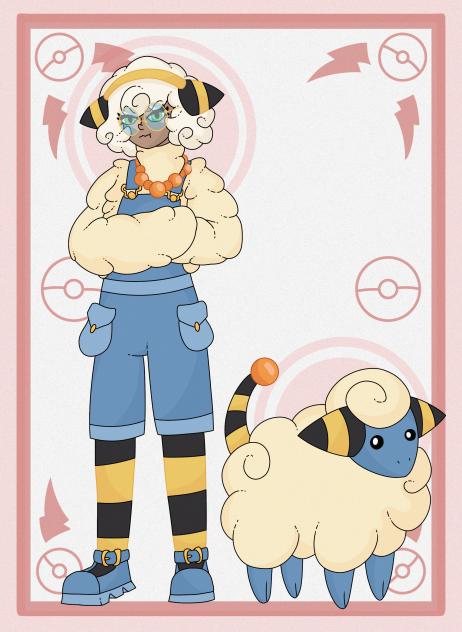 Mareep gijinka