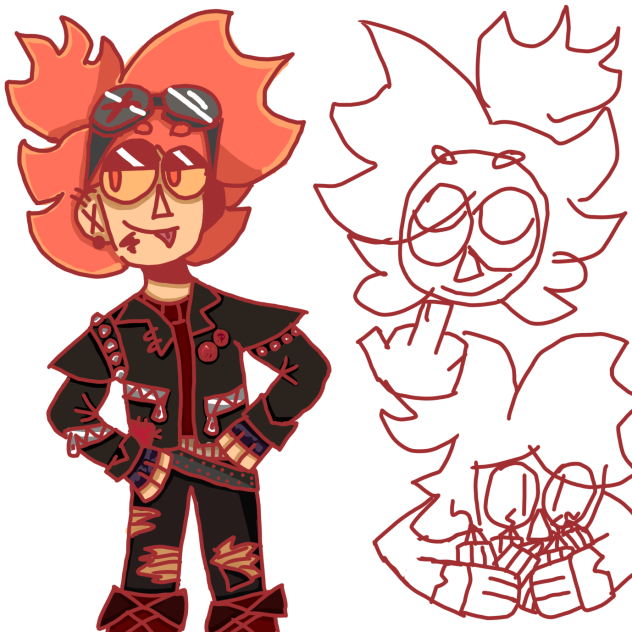 Sily guy with color