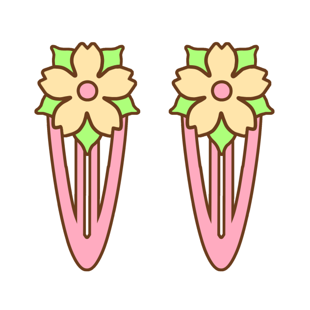 Hairpin sticker