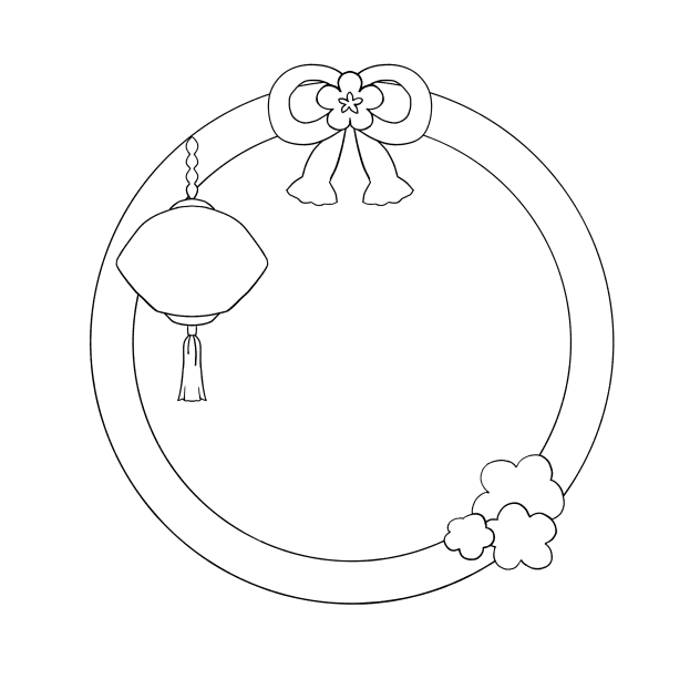 アイコンリング　線画
