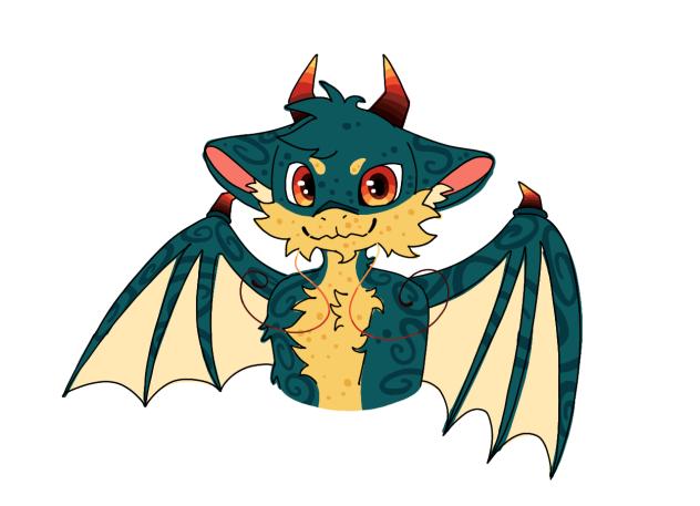 Kingfisher Dragon OC