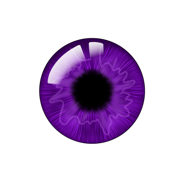 Glossy purple eyeball 💕🧚🏻‍♀️