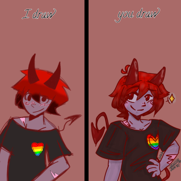 I draw u draw with @Josie Glindemann!