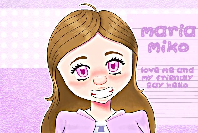mariaMiko lovemeandmy friendlysay hello