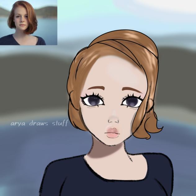 I drew a random person on Google. - ibisPaint